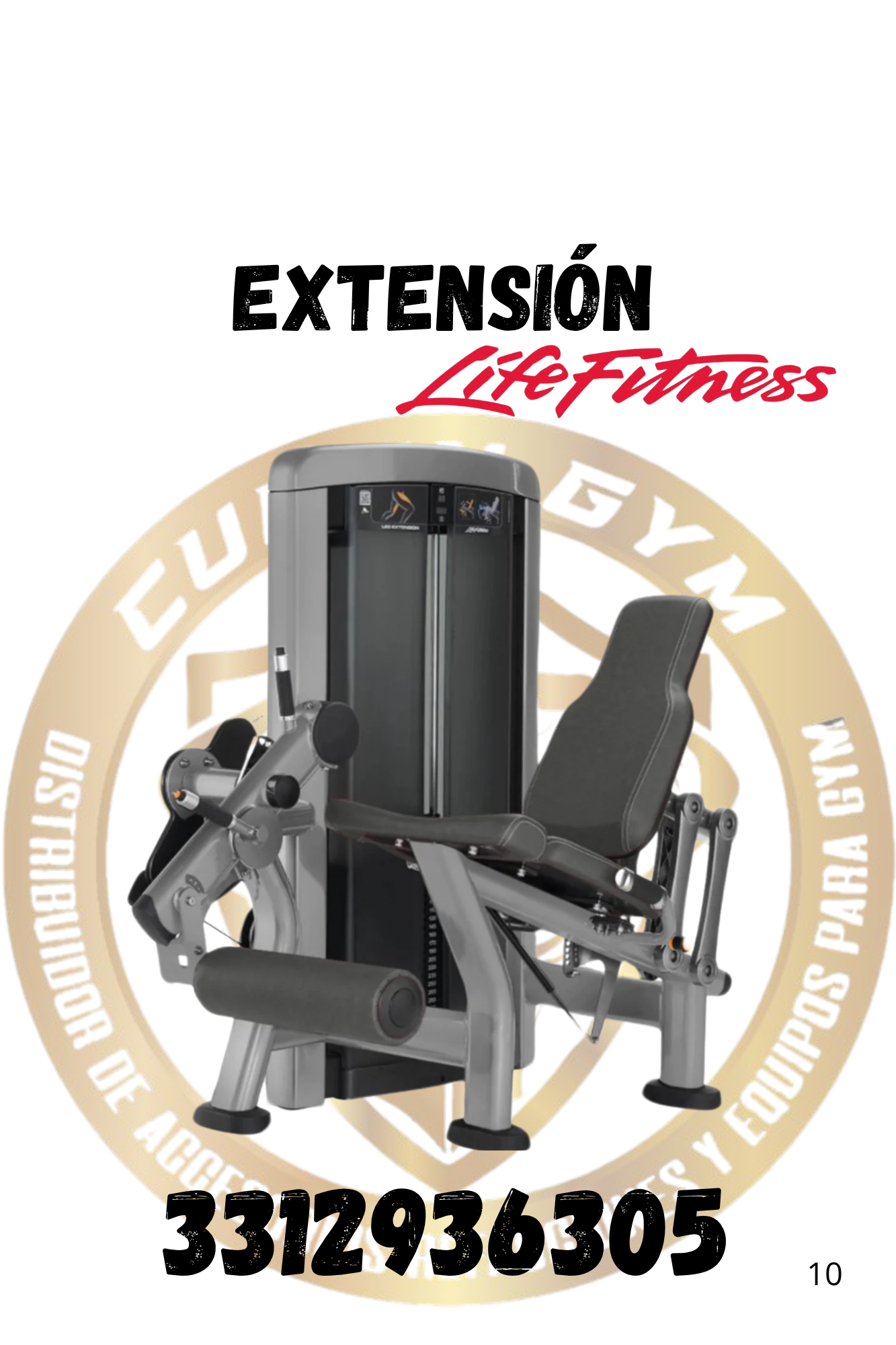 Extensión Insignia Clon Life Fitness