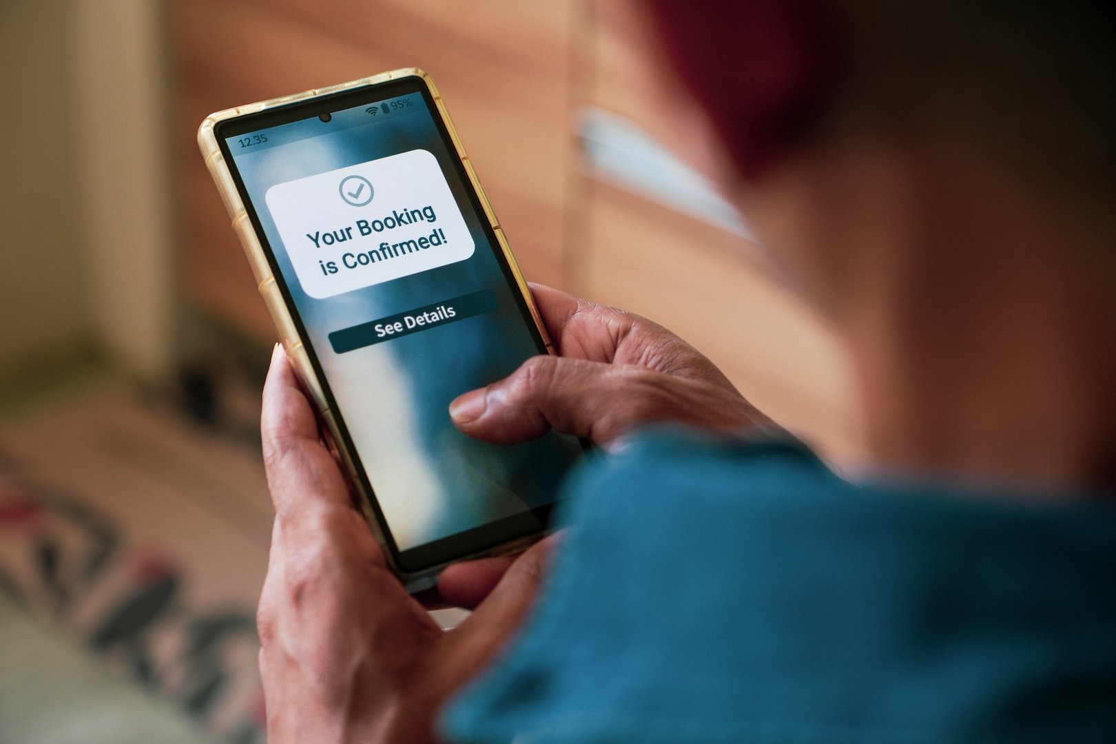 Online booking process