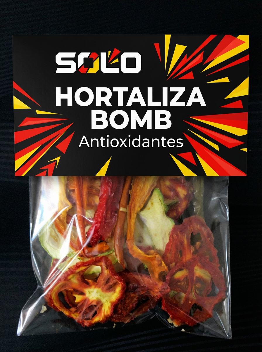 Hortaliza Bomb - Snack saludable de vegetales deshidratados