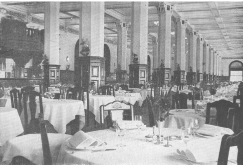 Foto antigua del Casino del Hotel Argentino