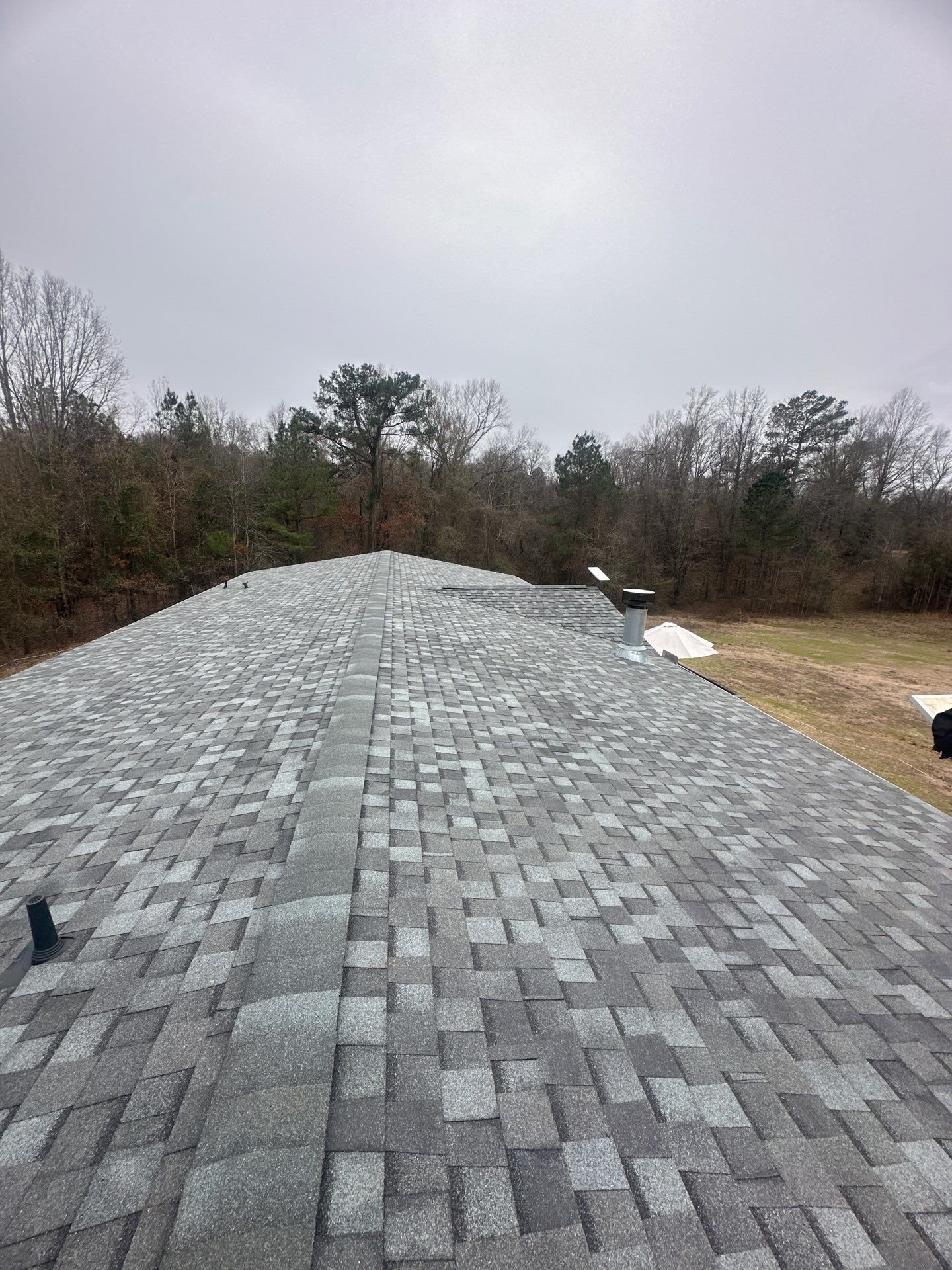 Completed roofing project