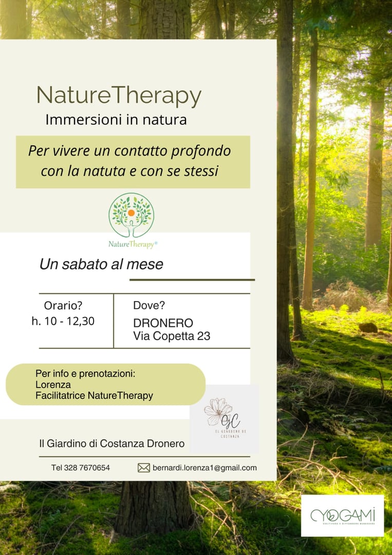 Locandina NatureTherapy - Introduzione