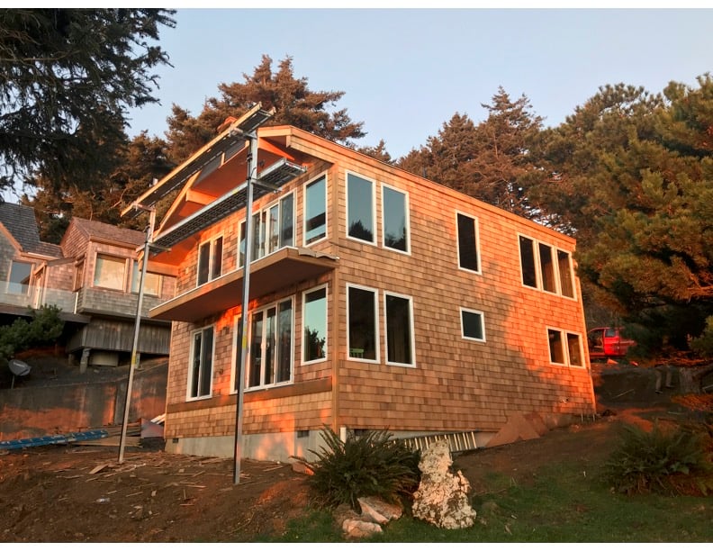 Completed construction project