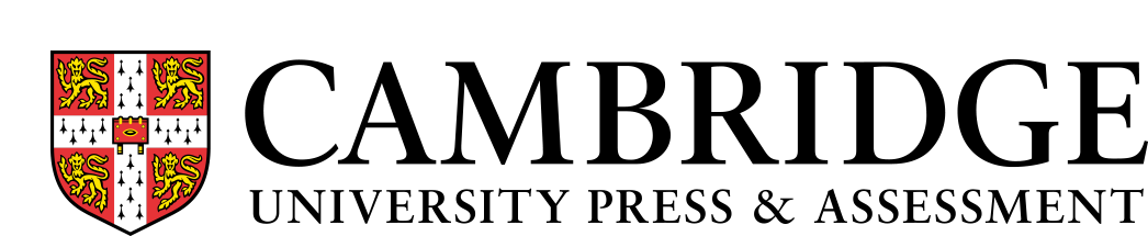 University of Cambridge logo with a shield featuring lions and crosses, and the name written in black text.