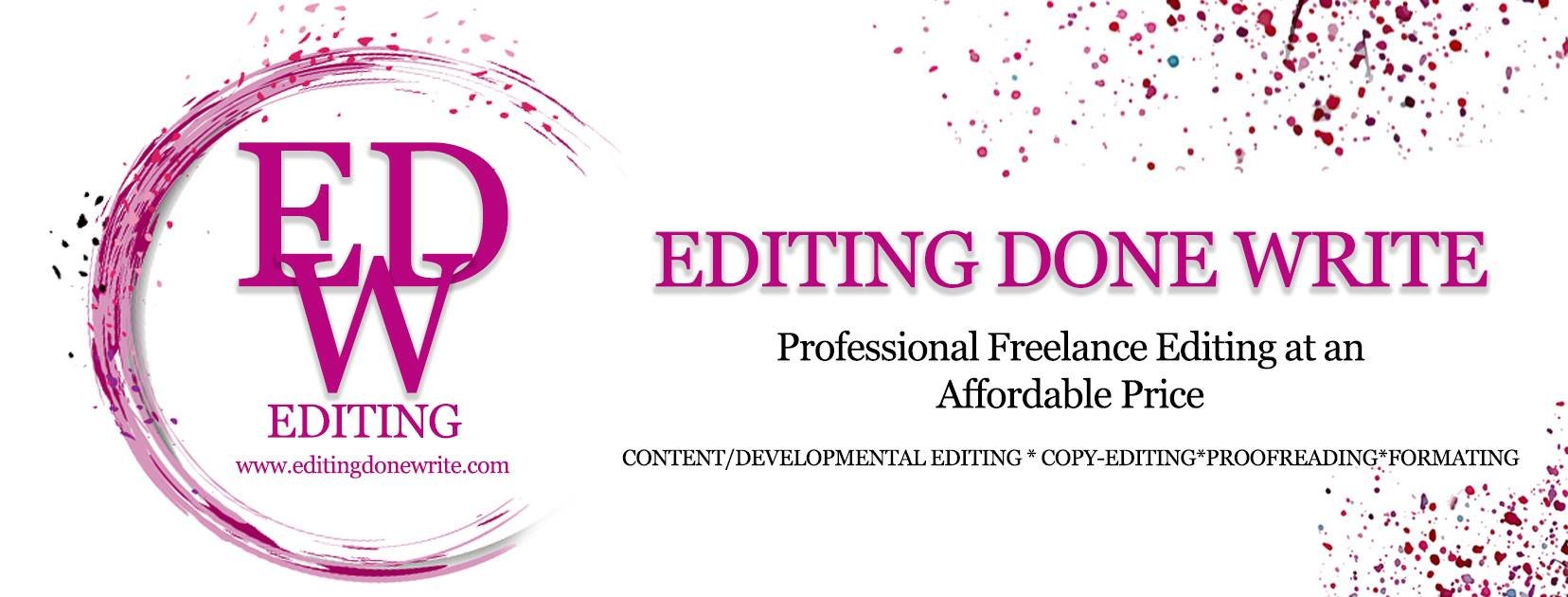 Editing Done Write Logo