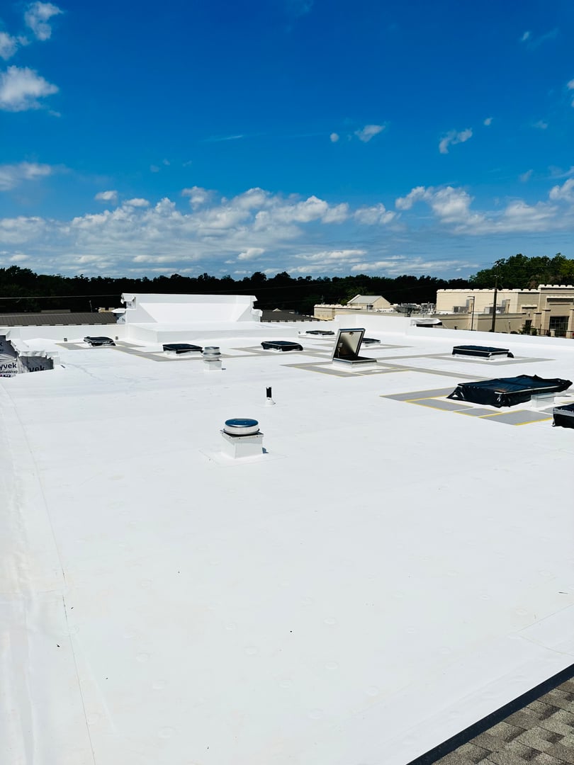 New construction roofing project