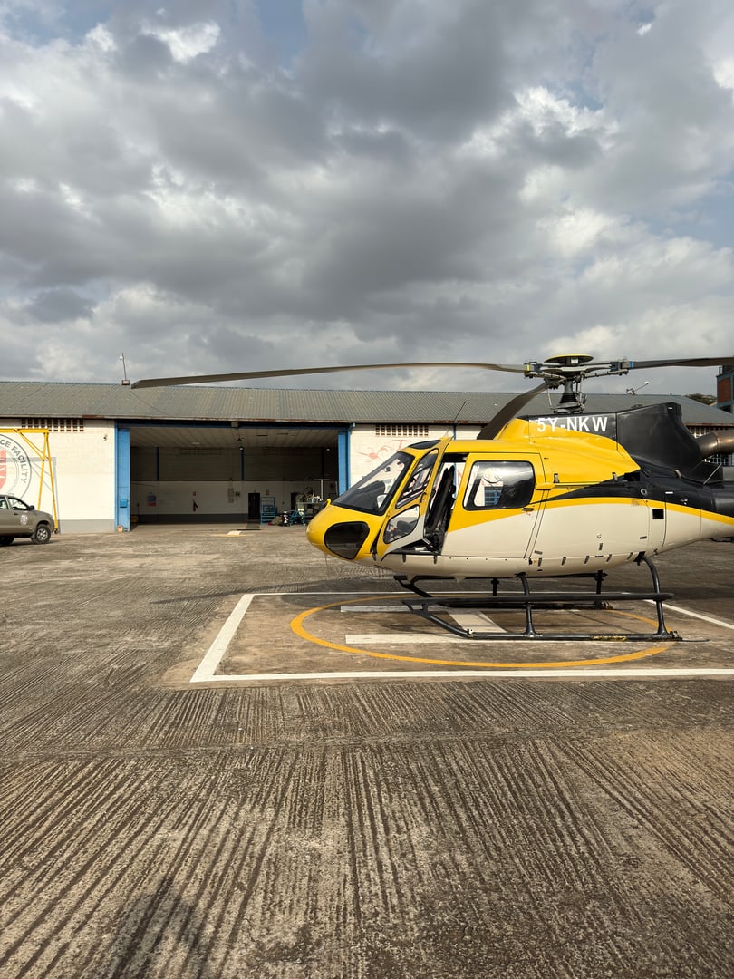 AS350B3 Ecureuil - Side profile view
