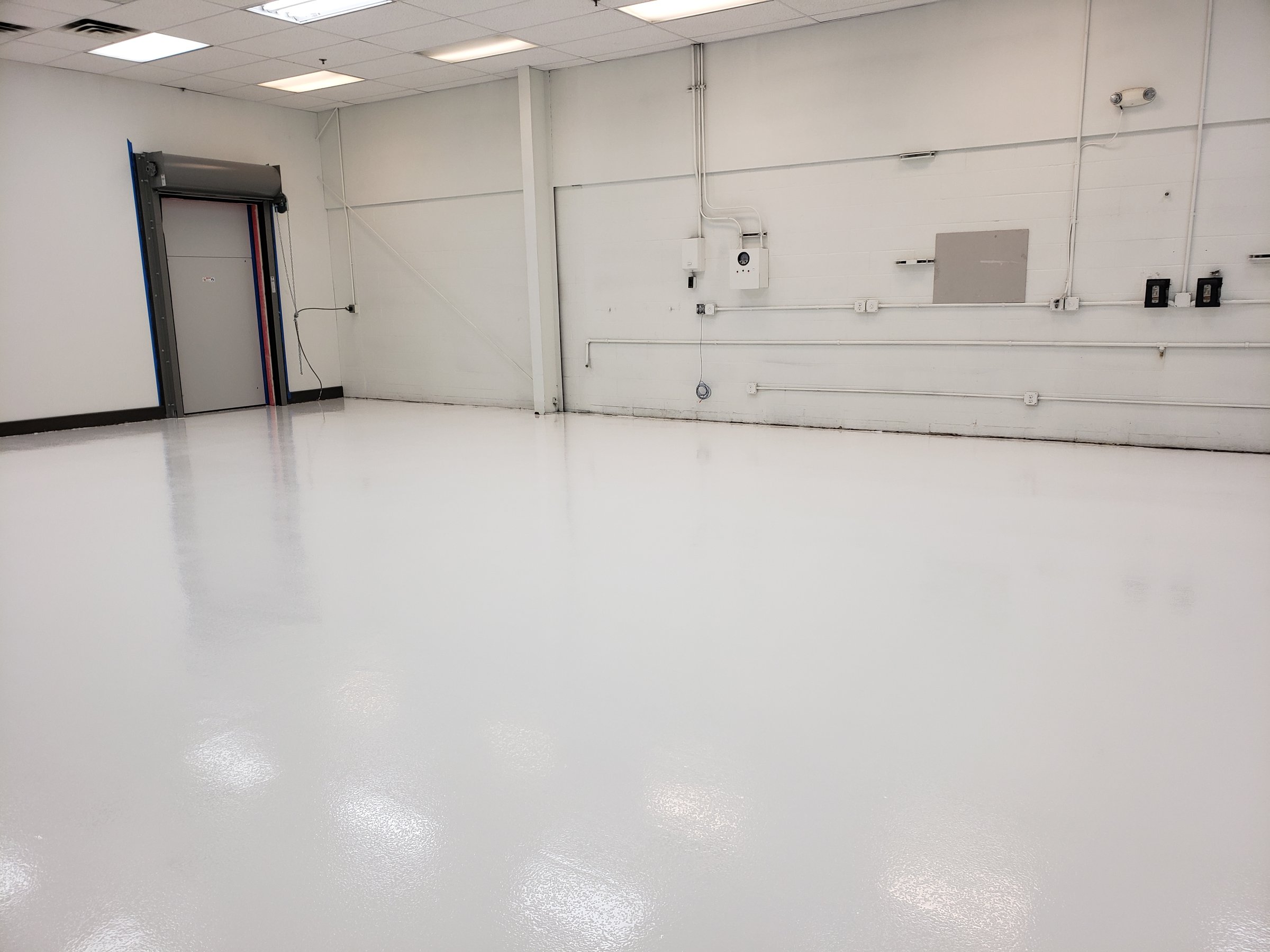 Clean room epoxy flooring
