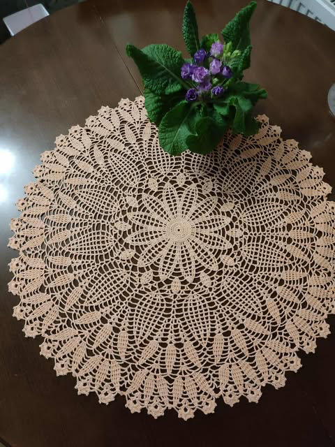 Dekoracja szydełkowa