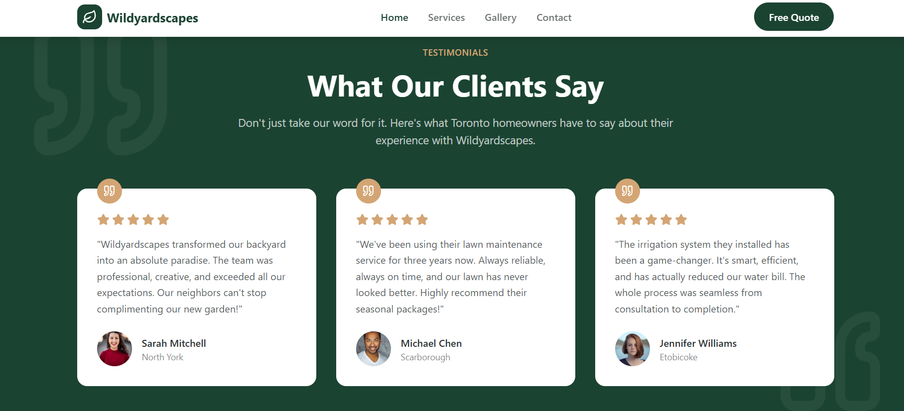 Website example build 5