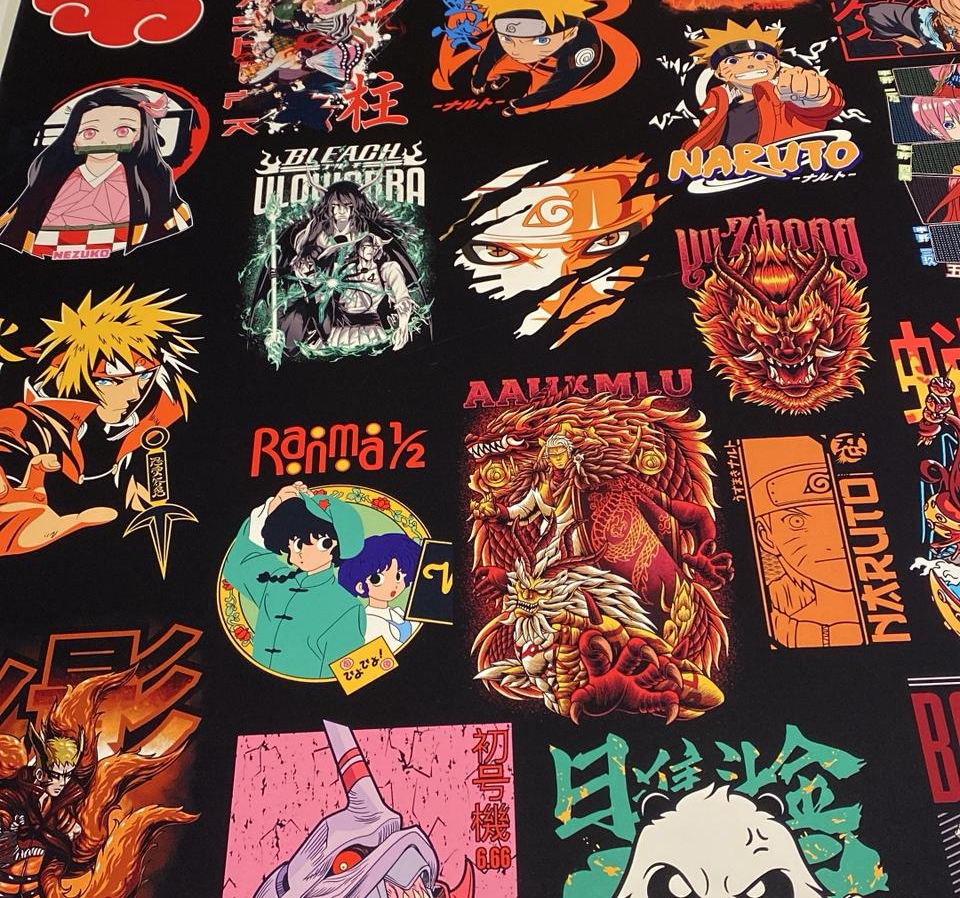 Placa de vinilo mate con diseño anime personalizado acabado profesional