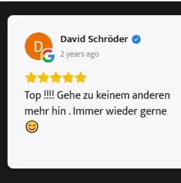 David Schröder - 5 Sterne Bewertung