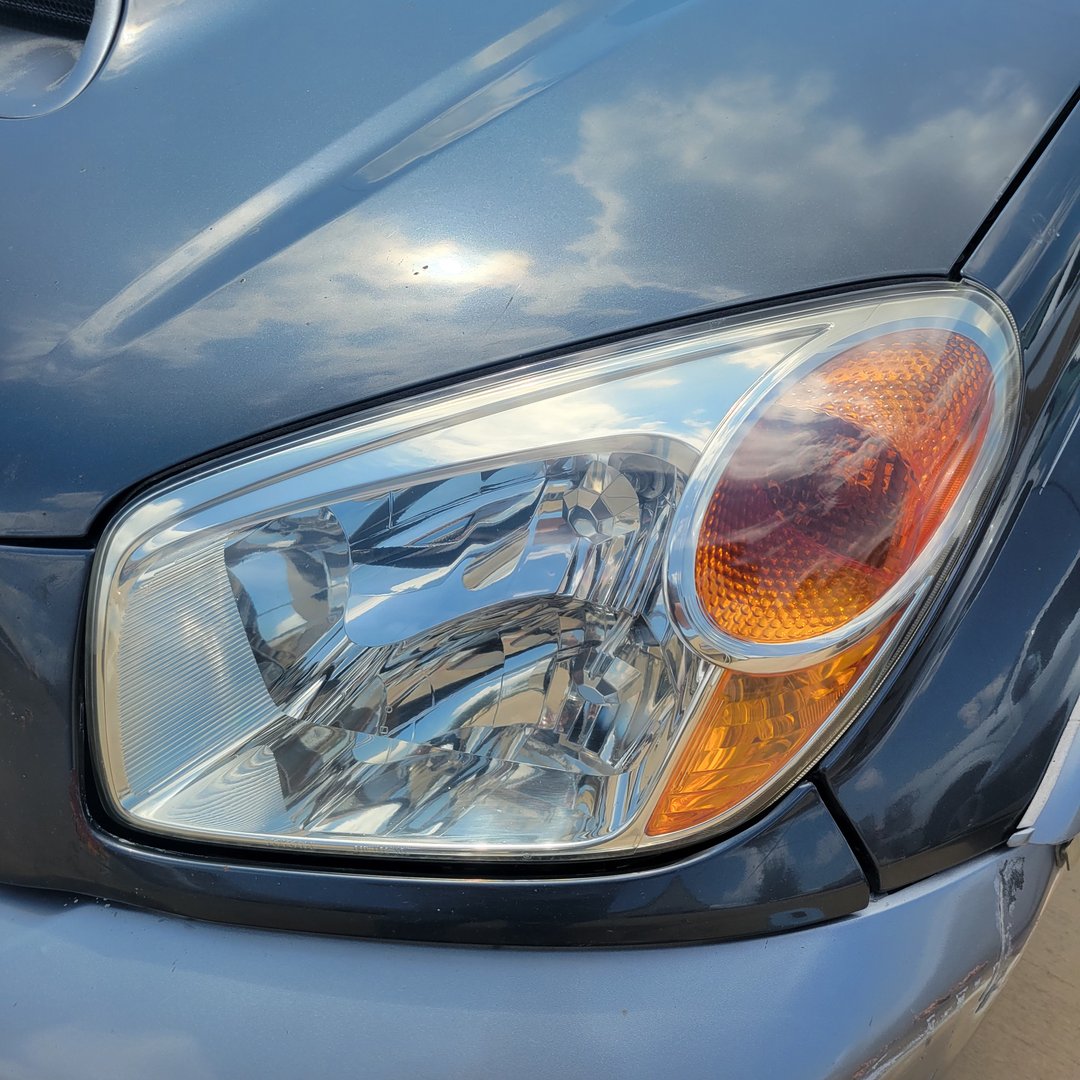 After headlight restoration - crystal clear and like-new headlights