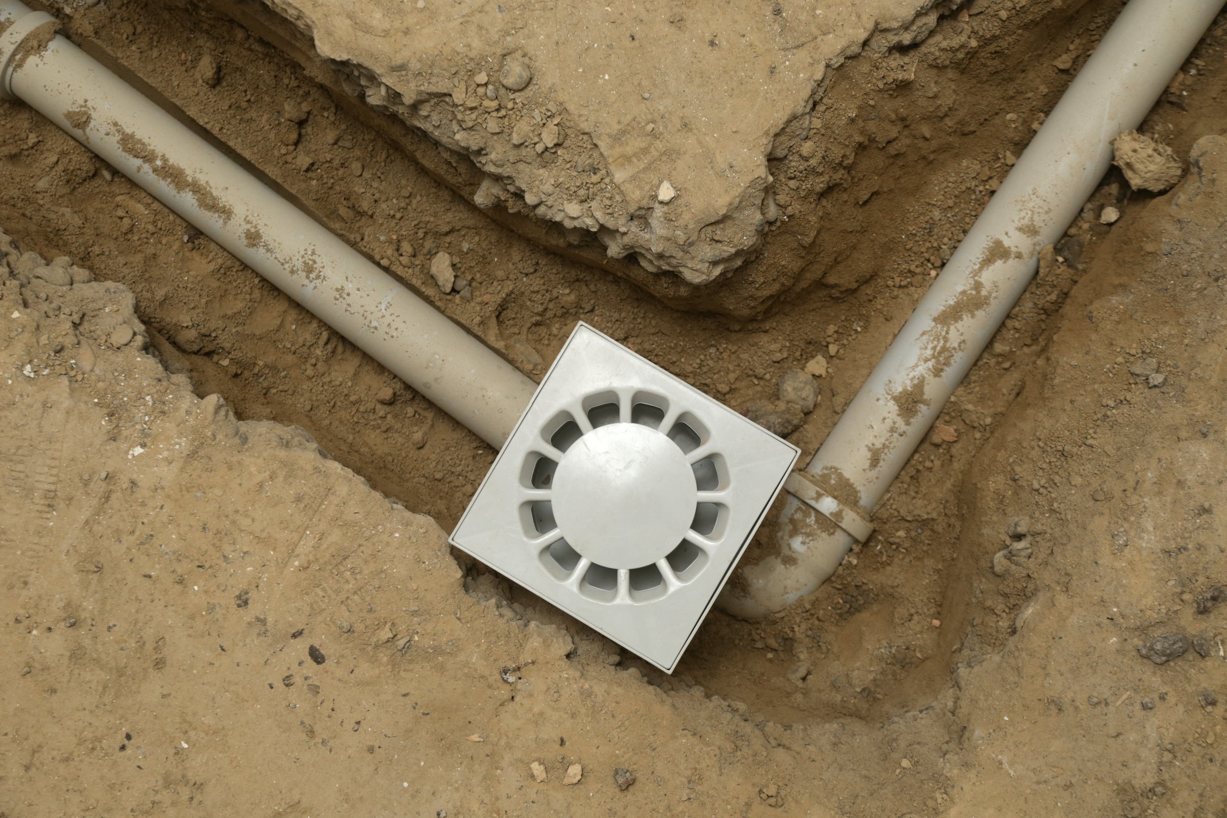 Surface drain installation