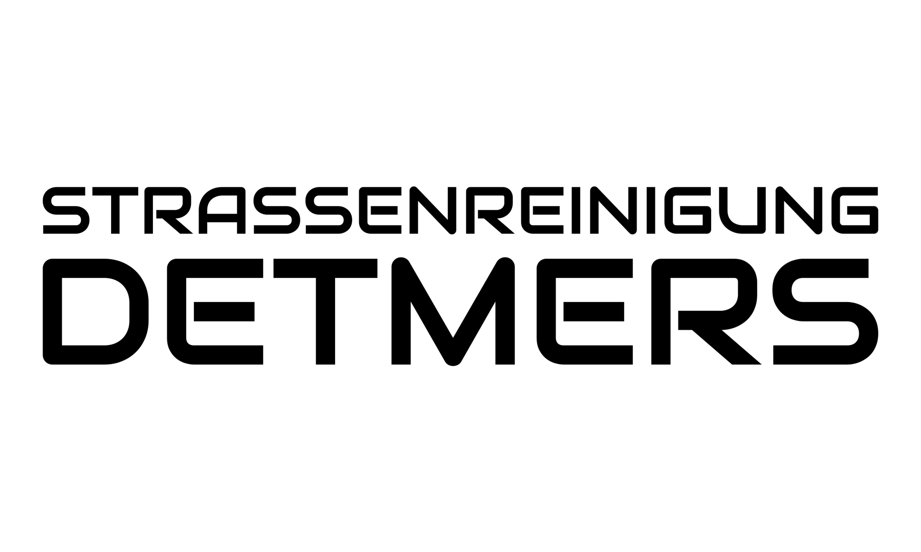 Straßenreinigung Detmers Logo