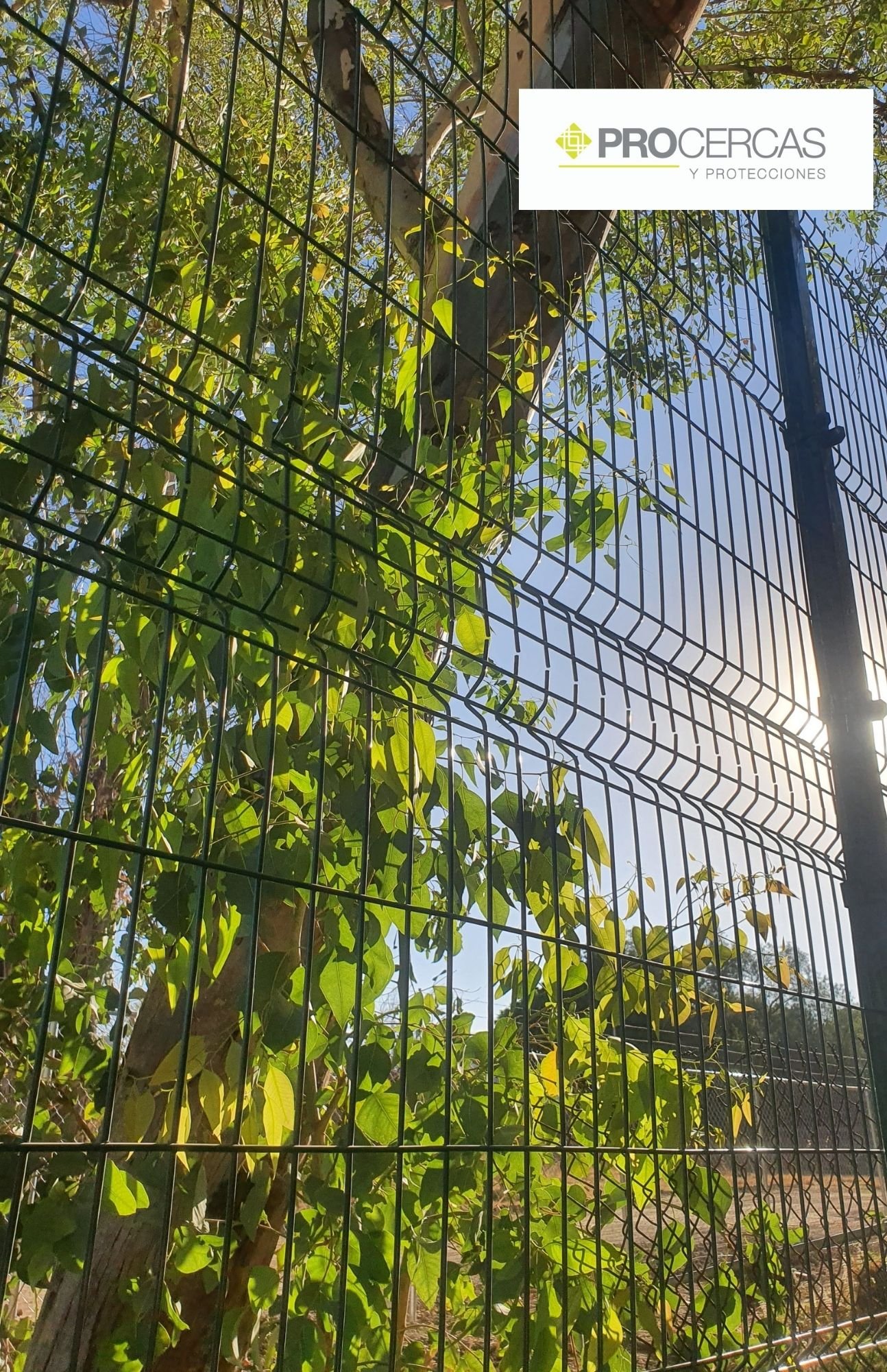 Reja de acero con acabado premium