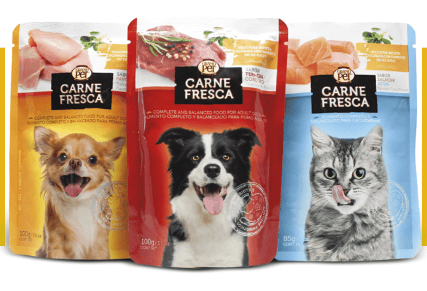 CARNE FRESCA - Alimento húmedo super premium