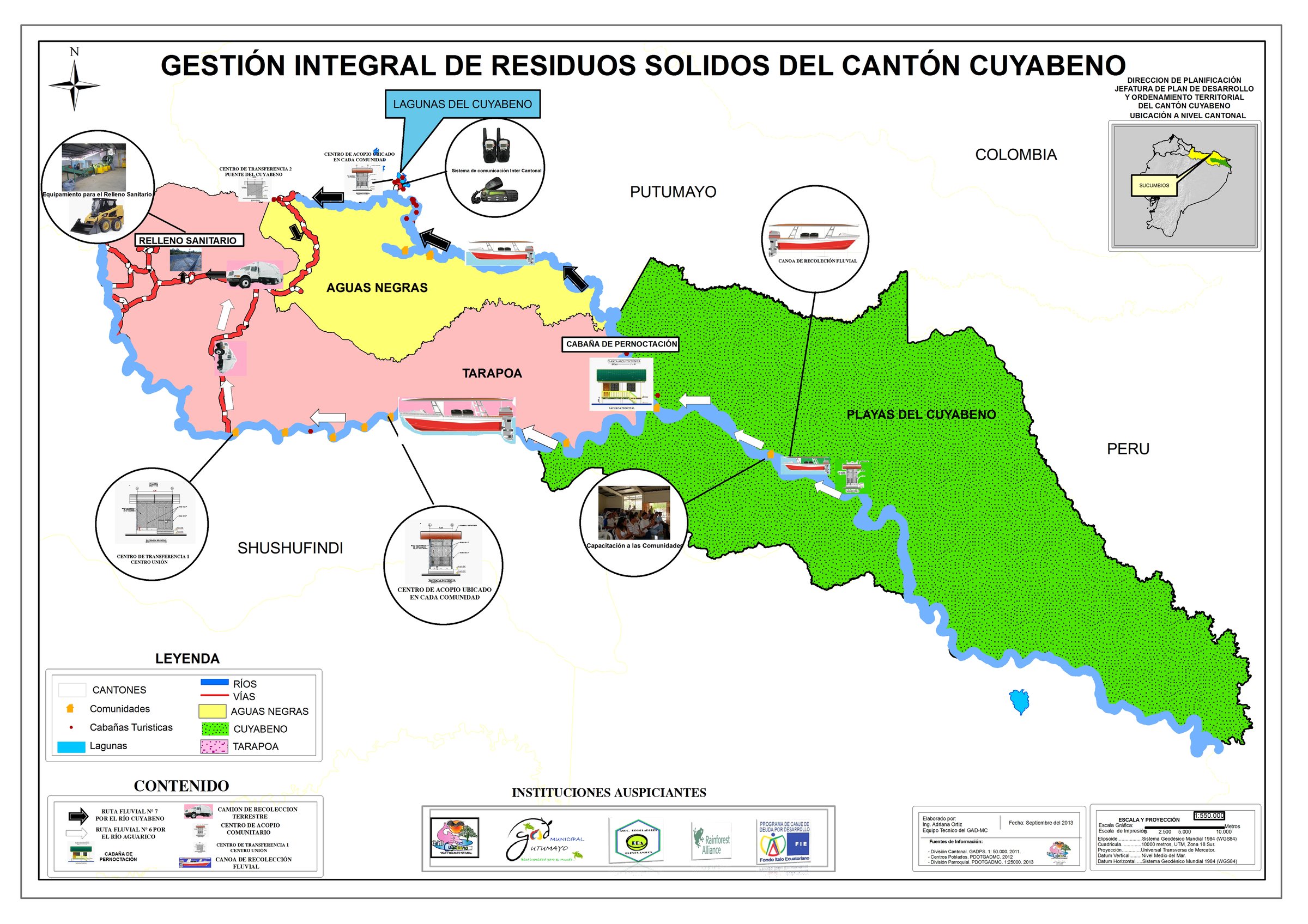 Proyecto de Recolección Fluvial de Residuos Sólidos en el Cantón Cuyabeno