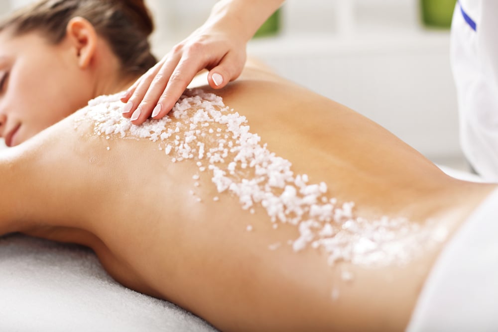 Body scrub hydrotherapy treatment