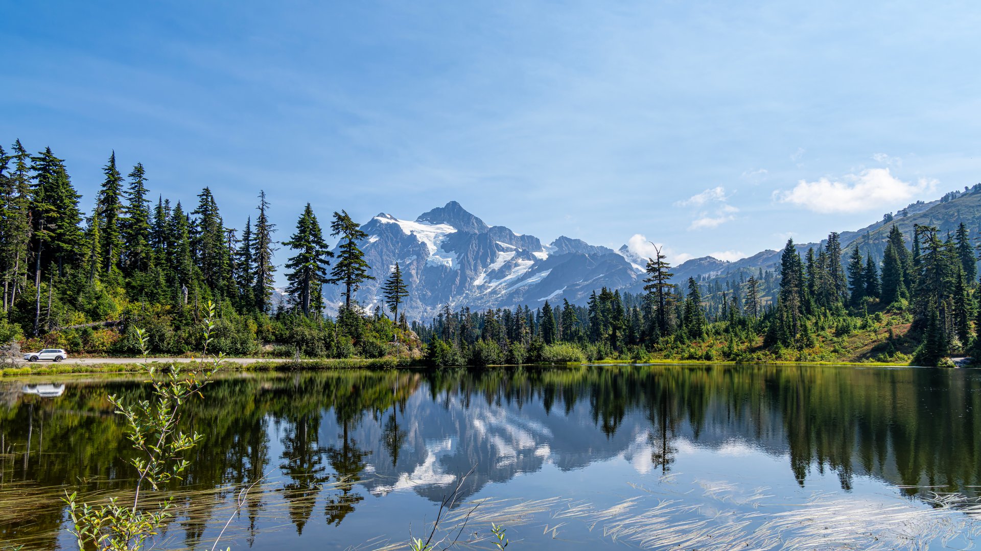 Beautiful mountain landscape filming location
