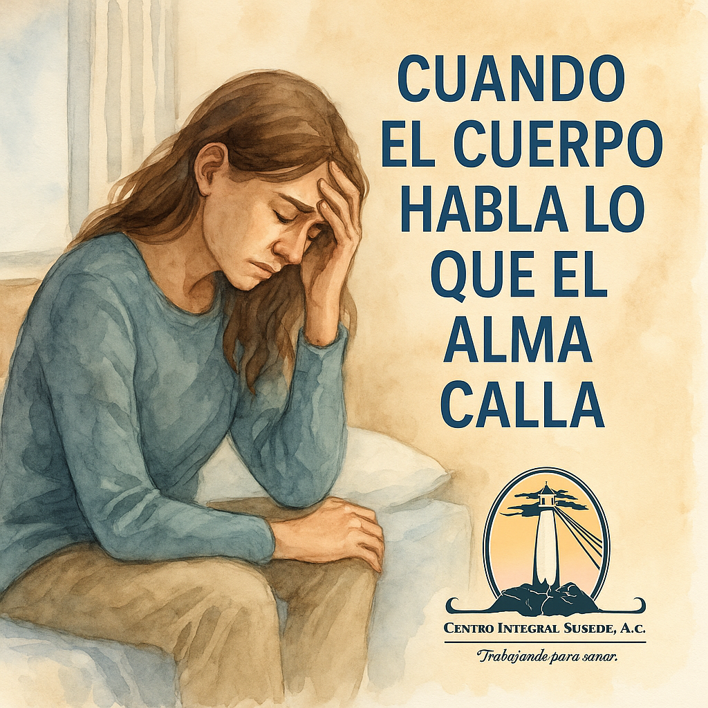 Persona en conexión cuerpo-mente reflejando el diálogo entre lo físico y lo emocional