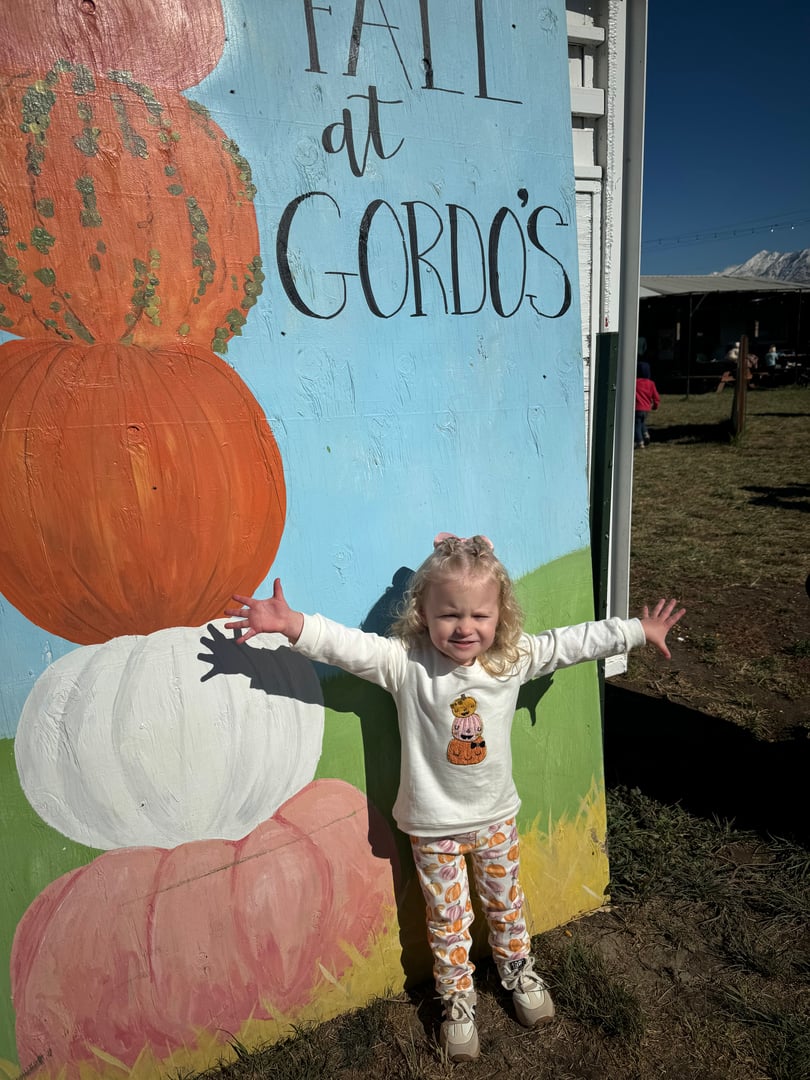 Hayley's family enjoying fall activities together
