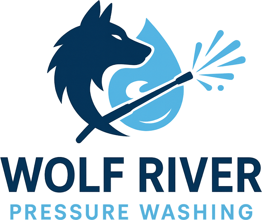 Wolf River Pressure Washing Logo