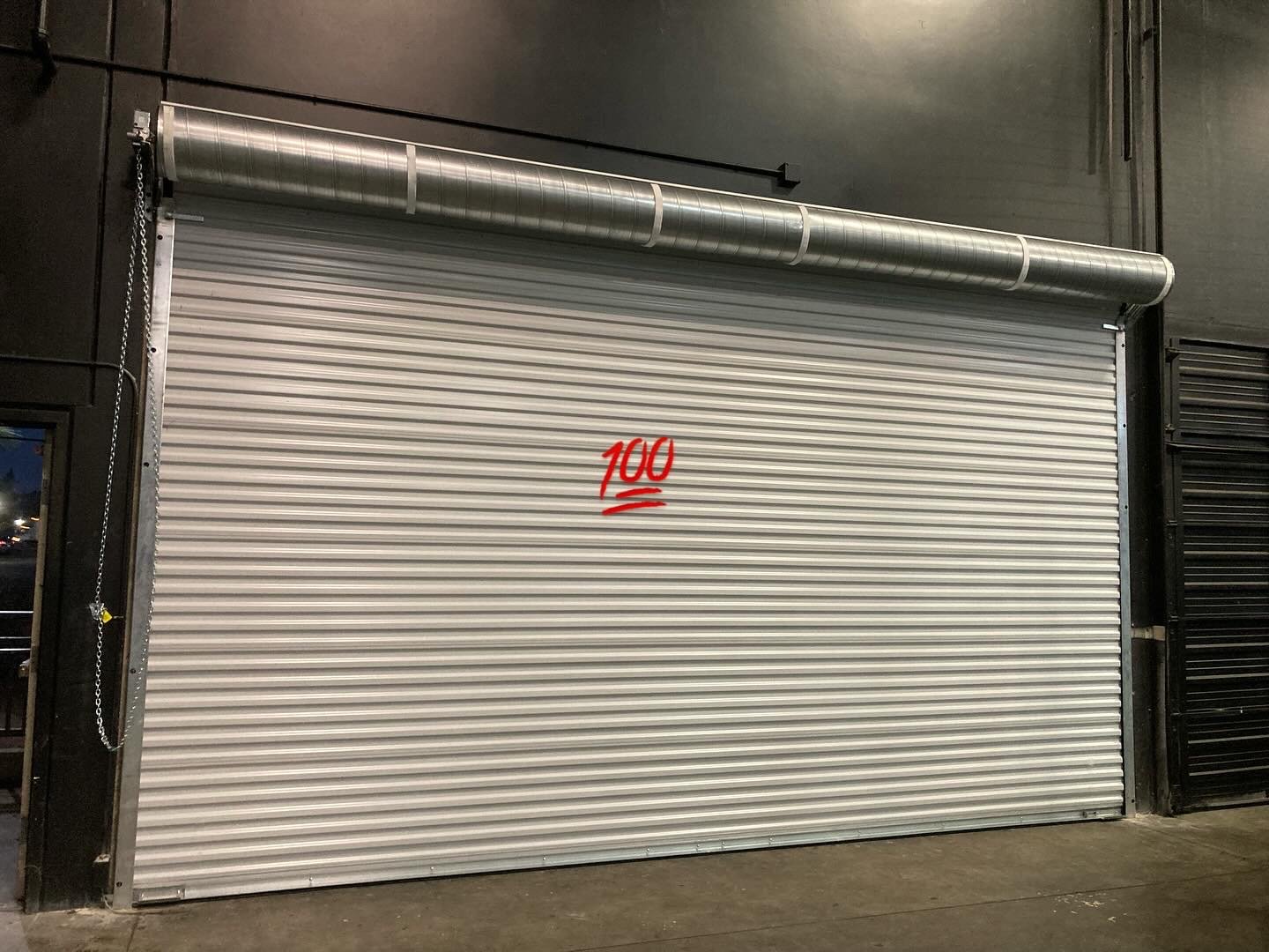 Garage door installation