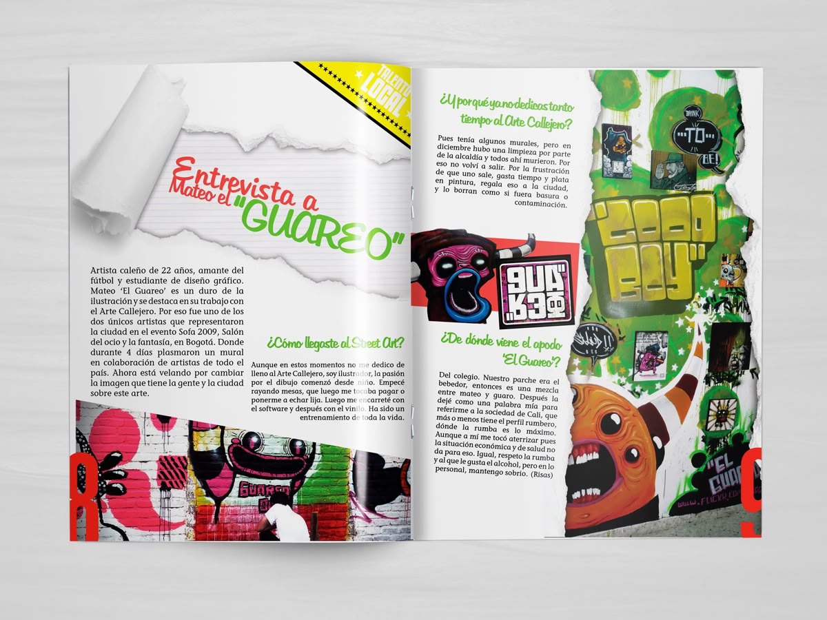 Revista para lectura atractiva