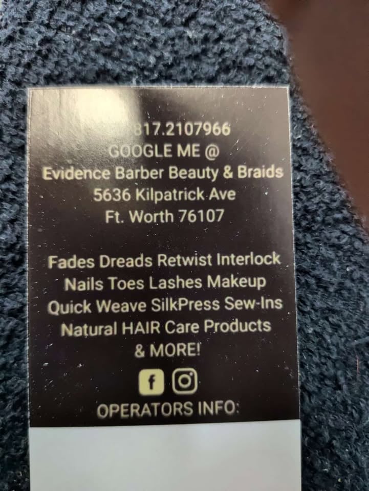 Evidence Barber and Beauty work