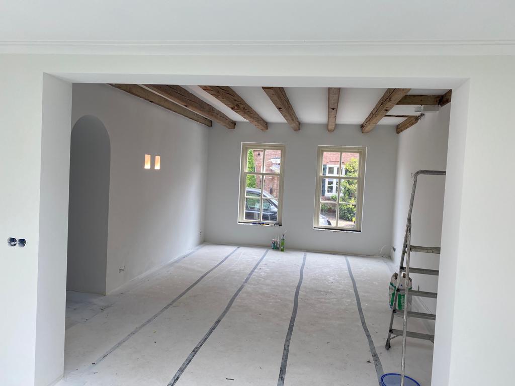 open woonkamer renovatie woning renovatie oss tns afbouw