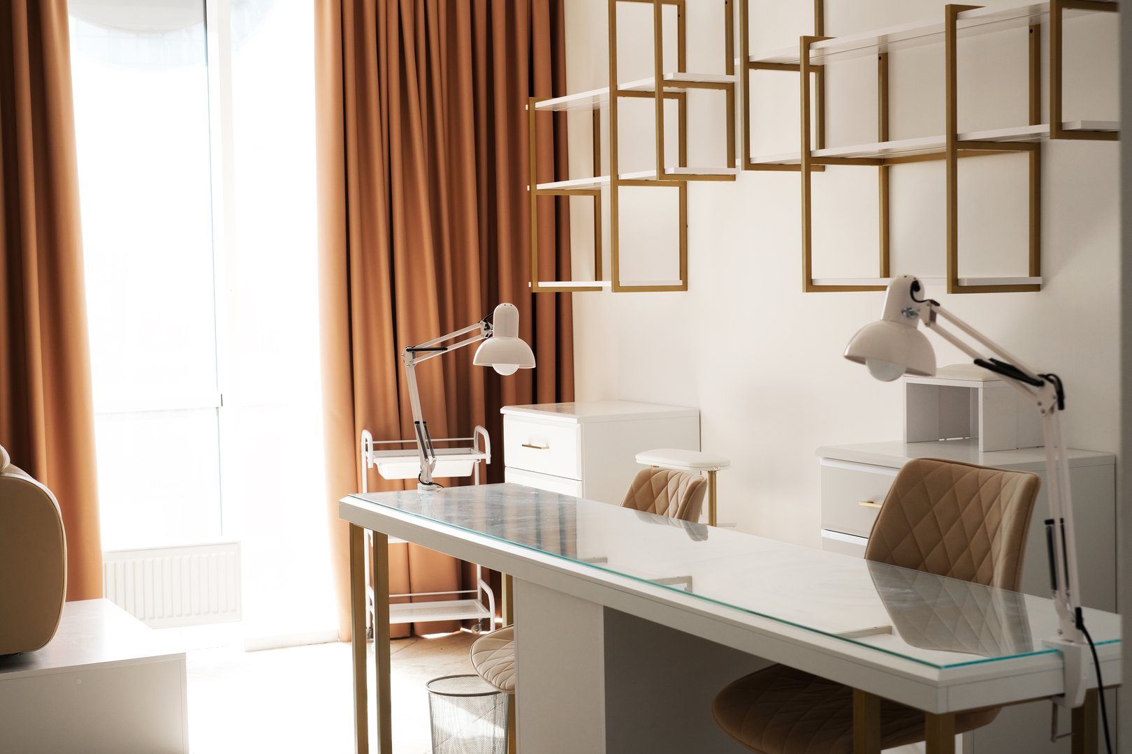 modern luxury beauty salon mockup