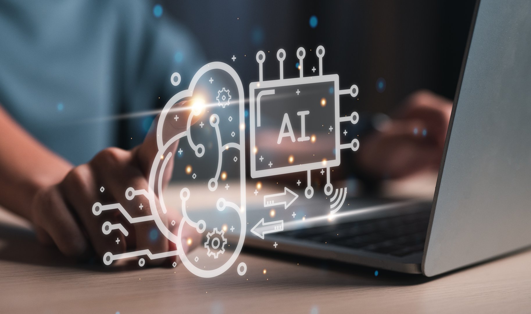 Professional women using AI technology for innovation and career growth