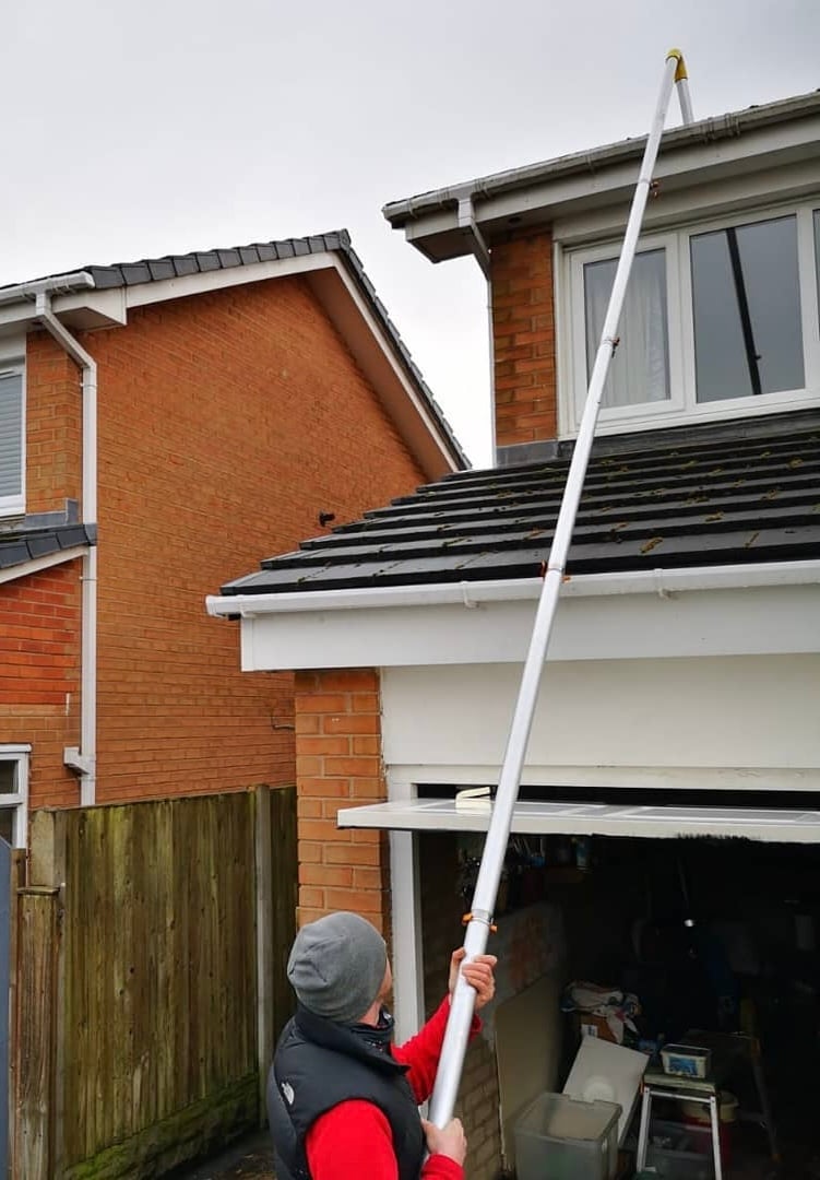 Roof cleaning and soft wash exterior cleaning services