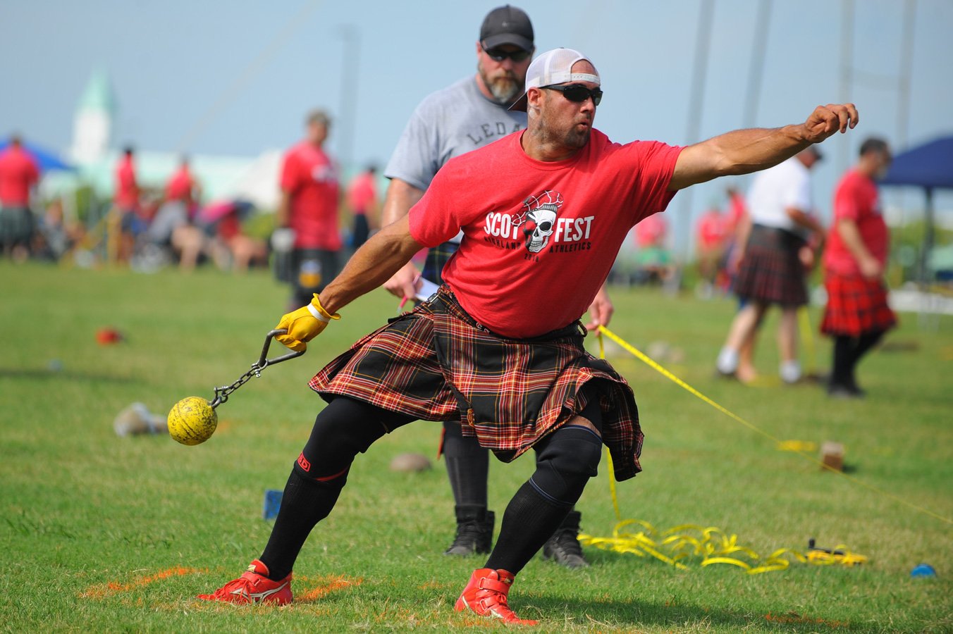 Highland Games weight for distance athletic competition