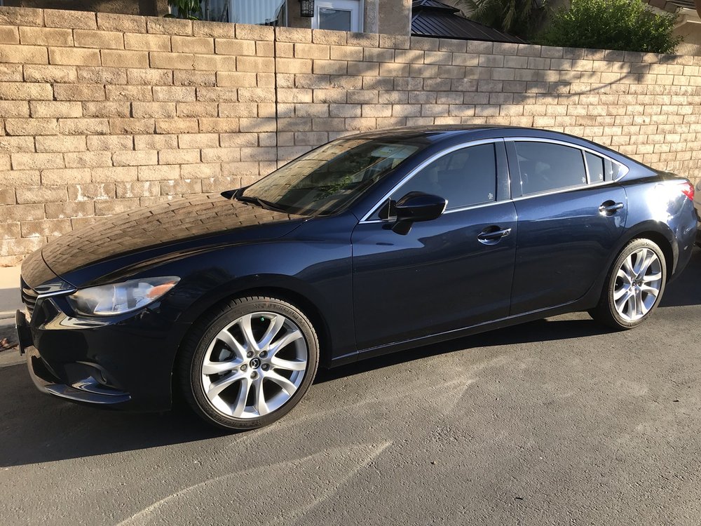 Professional automotive window tinting service