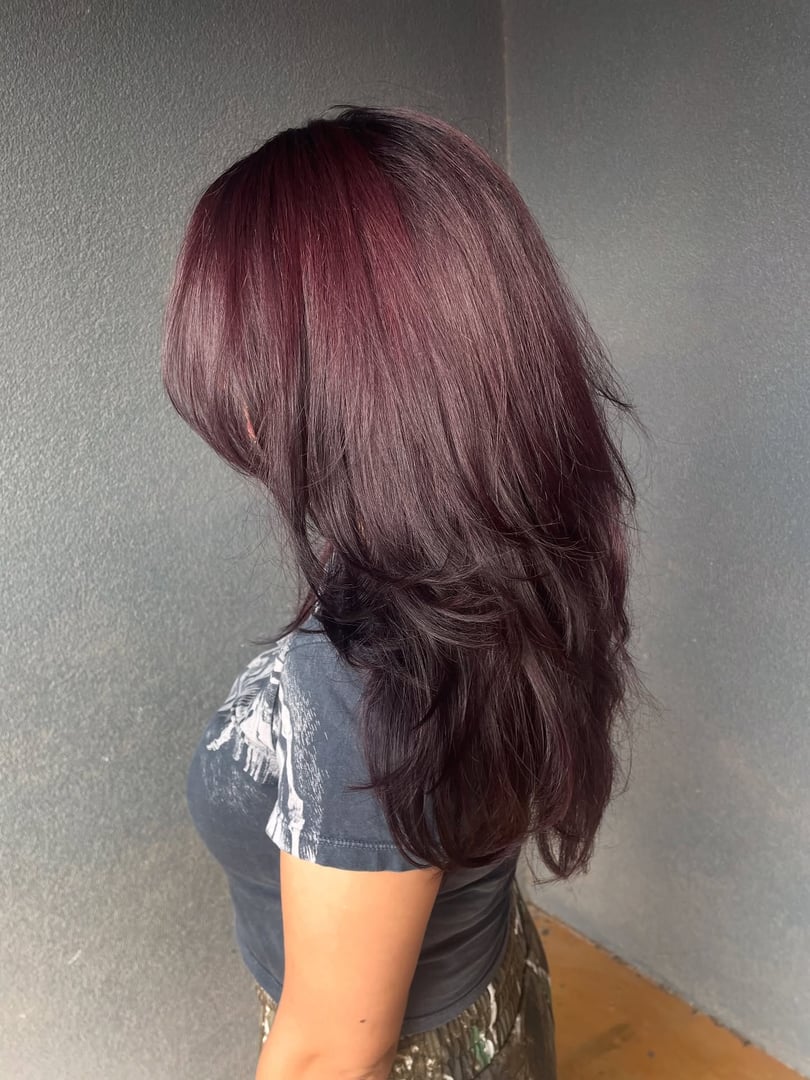 Ozzlynn hair styling example