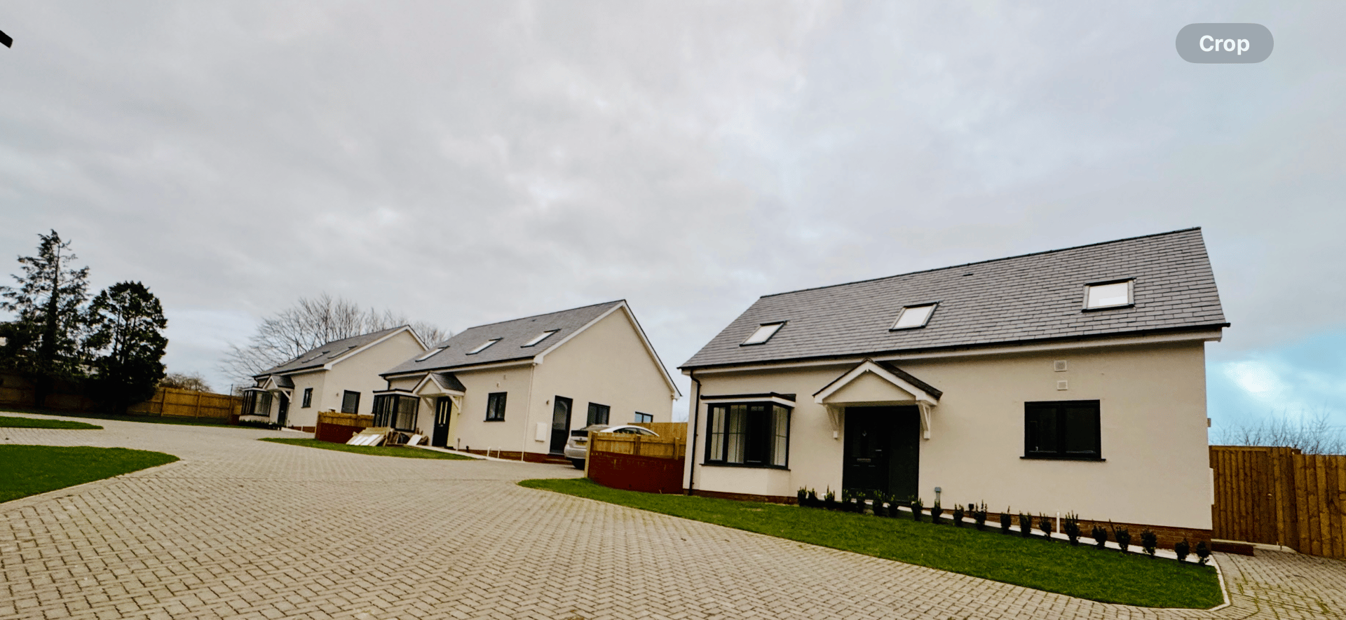 Modern Housing Estate development in Saffron Walden