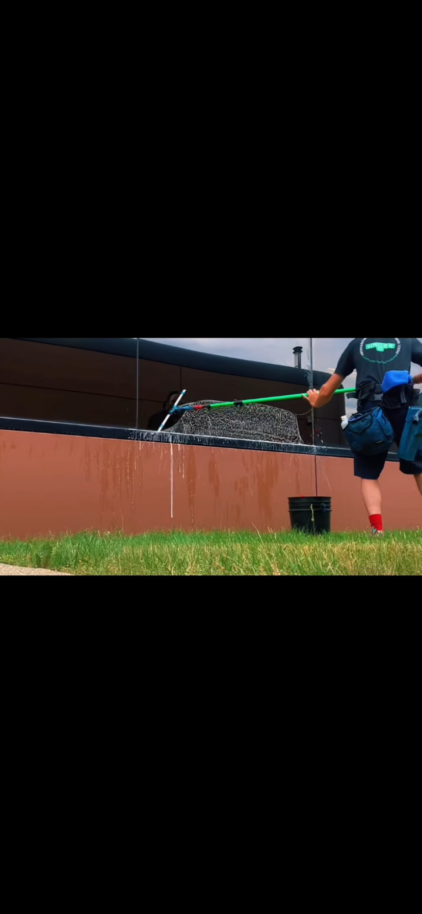 Professional window cleaning service