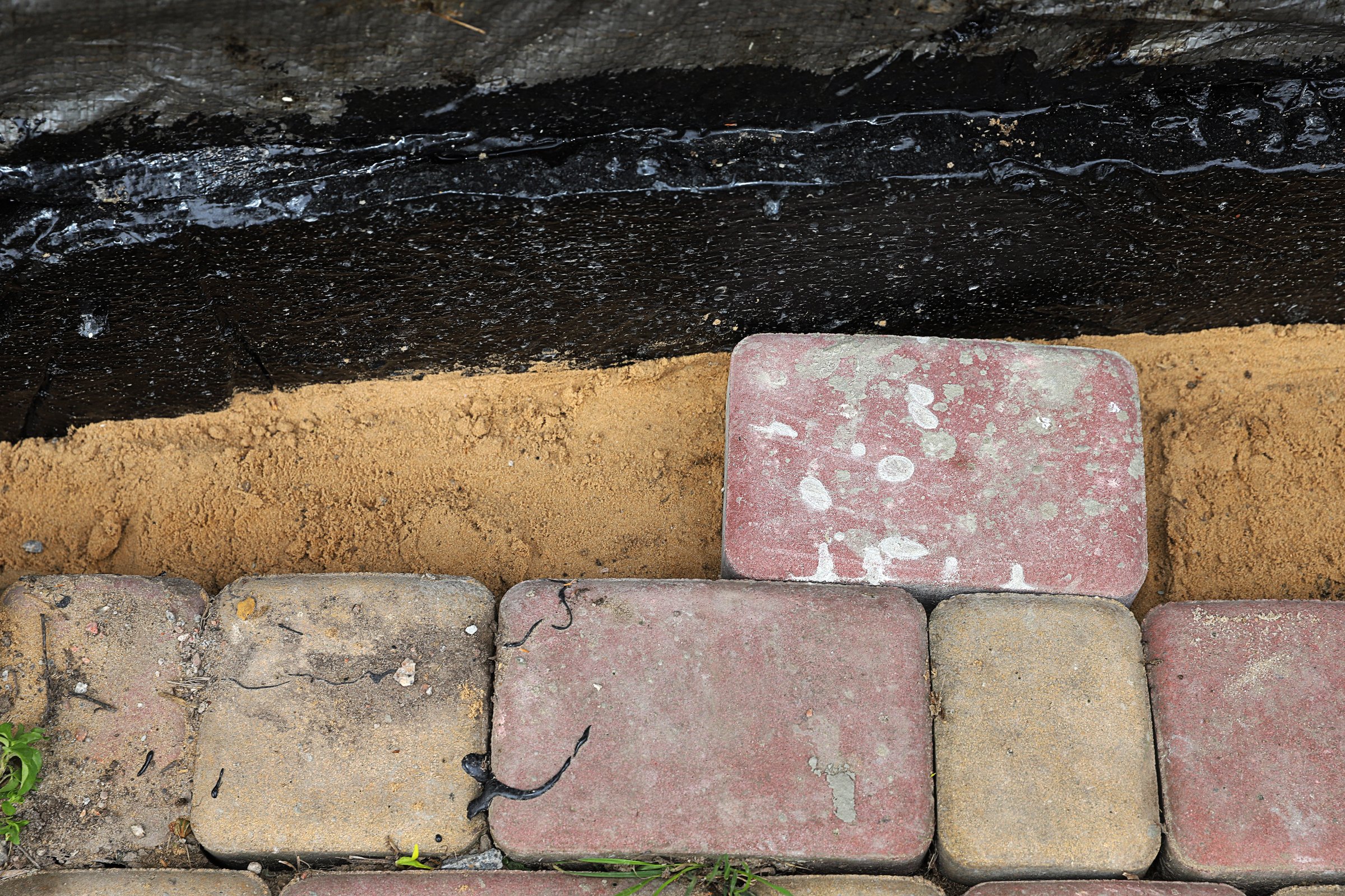 After waterproofing complete