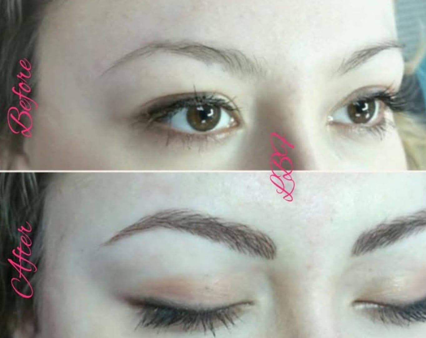 Beautiful permanent makeup styling