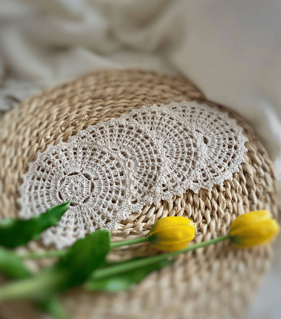 Podkładki pod kubek z kordonka