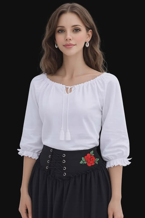 Bluzka bawełniana bez haftu