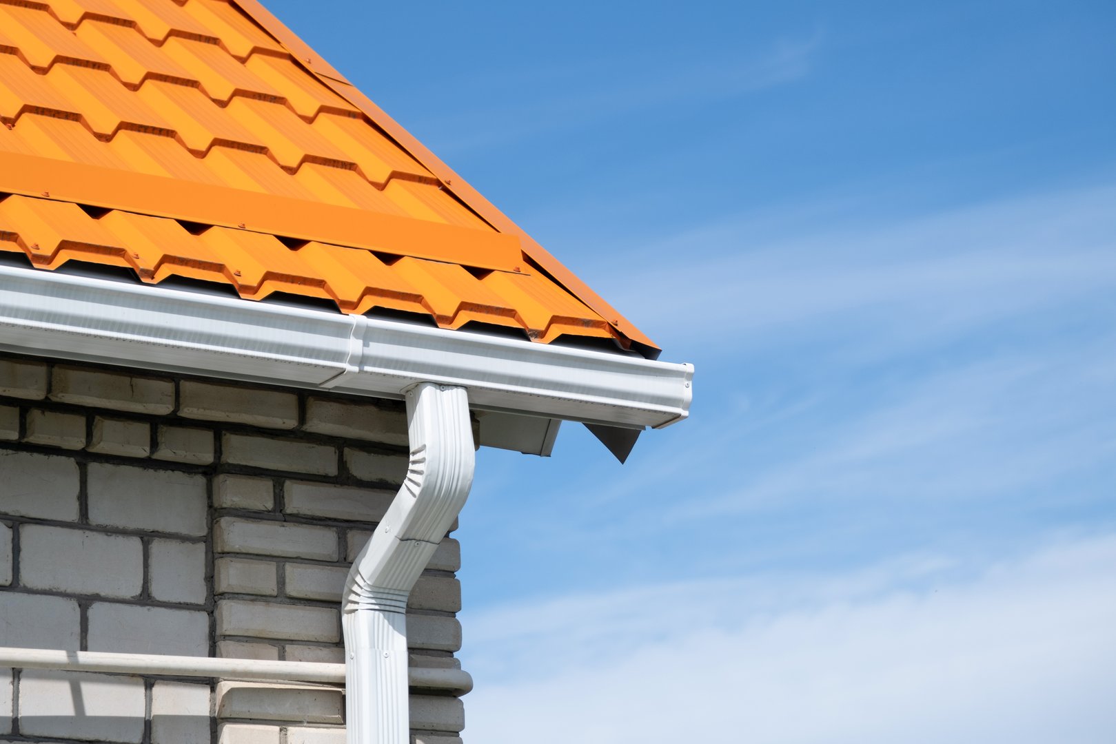 Decorative copper gutters Pensacola