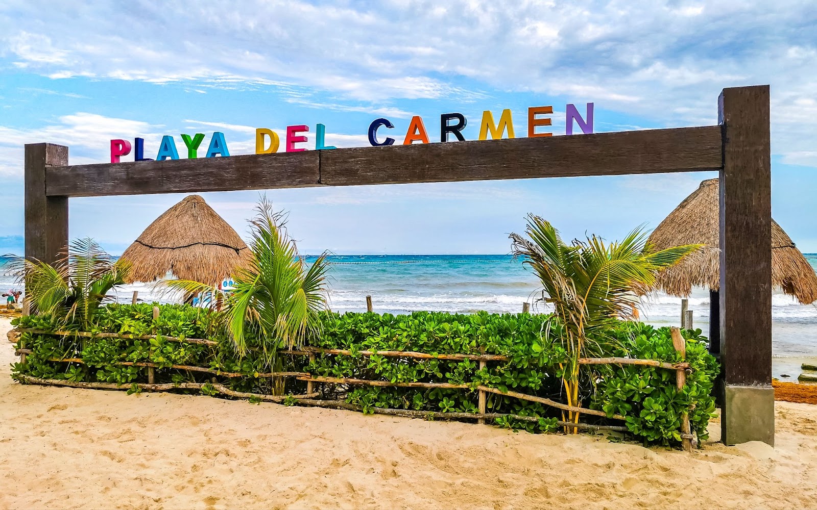 Playa del Carmen beach and vibrant downtown area