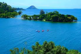 Luxury lakeside view at Makutano Kivu Resort, Lake Kivu