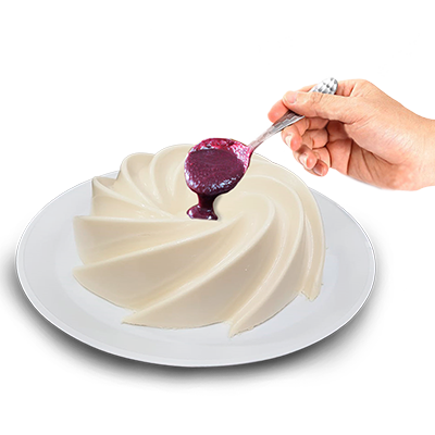 Queso con Salsa de frutos rojos