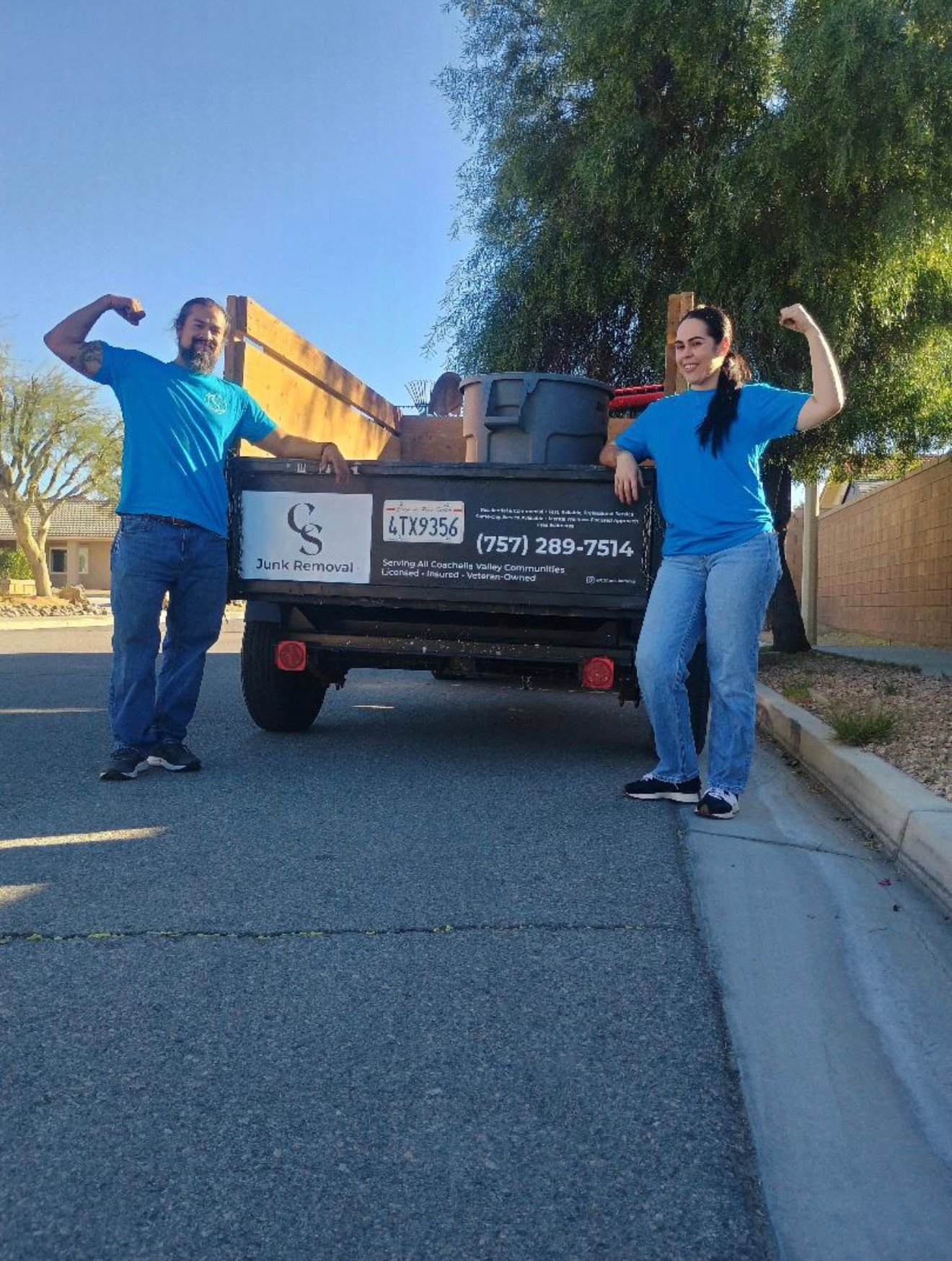 CS Junk Removal truck