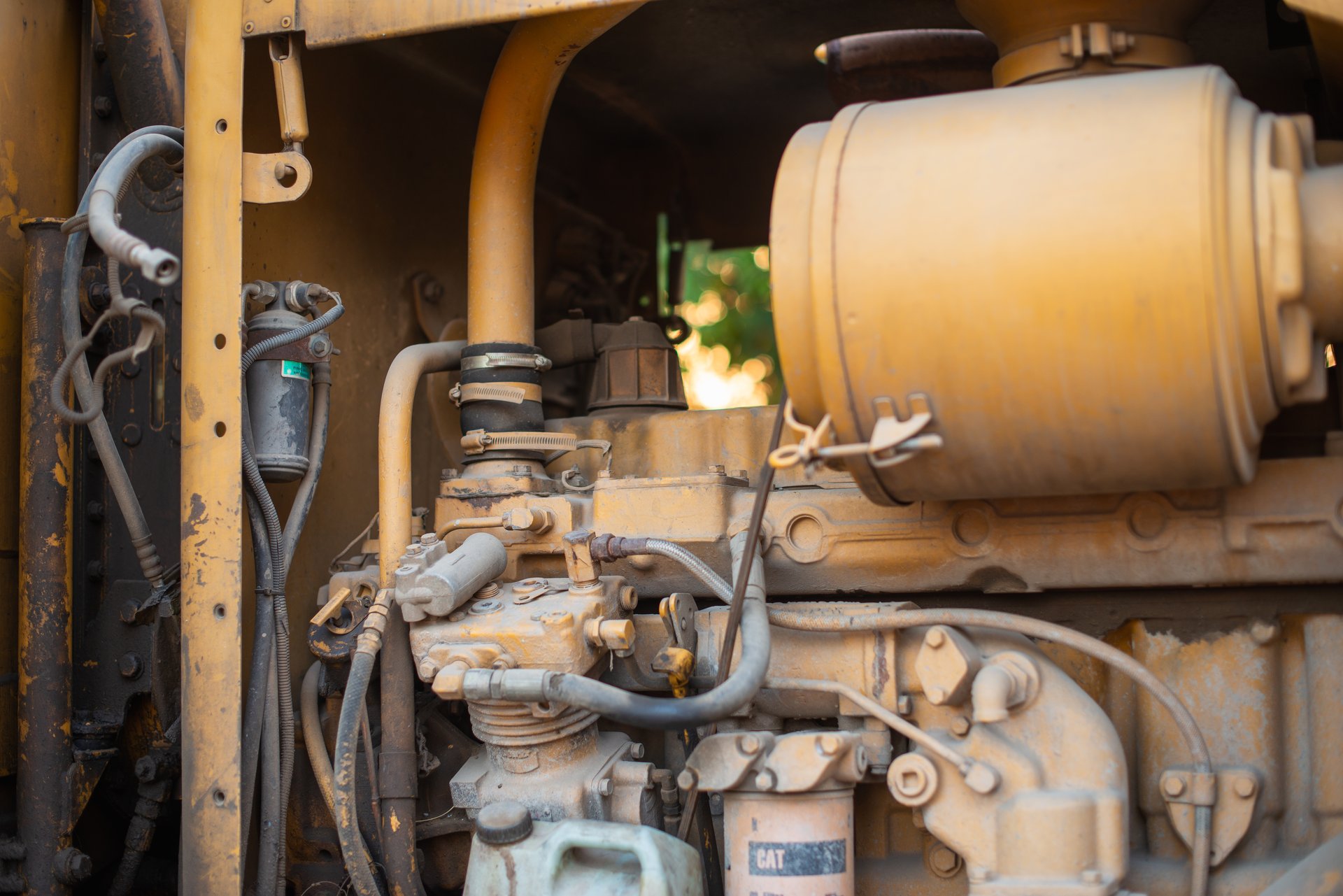 Reservdelar till entreprenadmaskiner