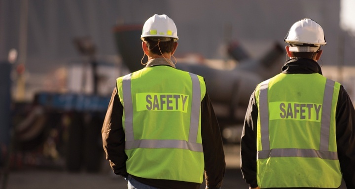 Safety professional in the field